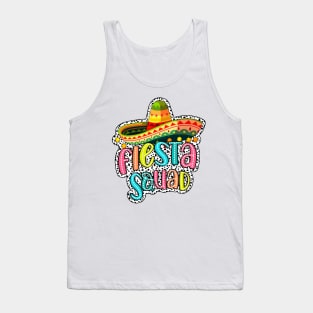 Let's Fiesta, Cinco de Mayo, Mexican, Fiesta Dalmatian Dots, Fiesta Squad Tank Top